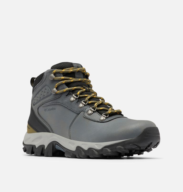 Men's Newton Ridge Plus II Waterproof Hiking Boot - Wide, Color: Graphite, Black, image 2
