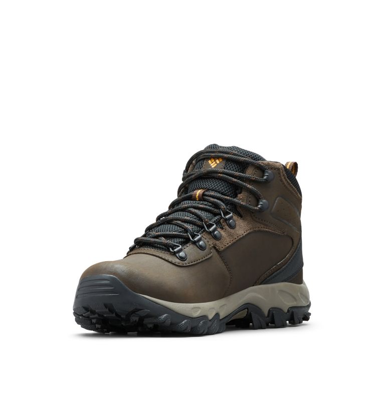 Chaussures de randonnée larges et imperméables Newton Ridge Plus II pour homme - Large, Color: Cordovan, Squash, image 6