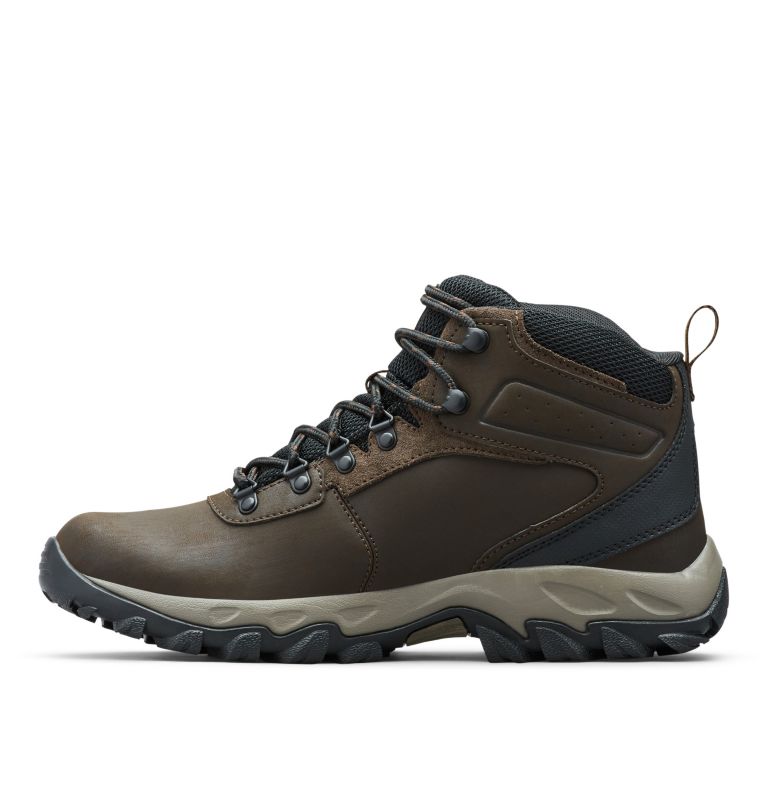 Chaussures de randonnée larges et imperméables Newton Ridge Plus II pour homme - Large, Color: Cordovan, Squash, image 5