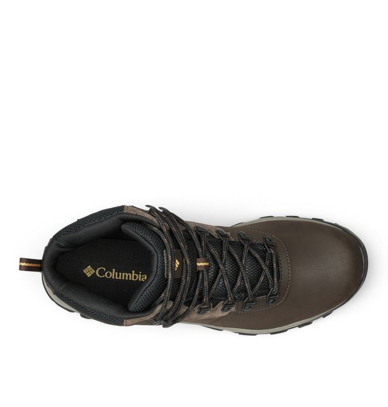 Chaussures de randonnée larges et imperméables Newton Ridge Plus II pour homme - Large, Color: Cordovan, Squash, image 3