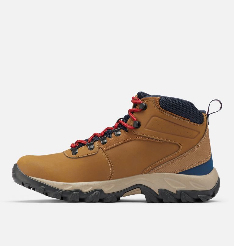 Chaussures de randonnée larges et imperméables Newton Ridge Plus II pour homme, Color: Light Brown, Red Velvet, image 5