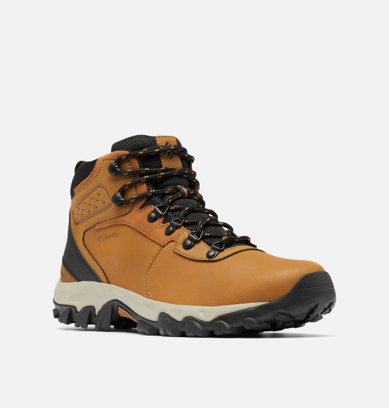 Chaussures de randonnée larges et imperméables Newton Ridge Plus II pour homme - Large, Color: Elk, Black, image 2