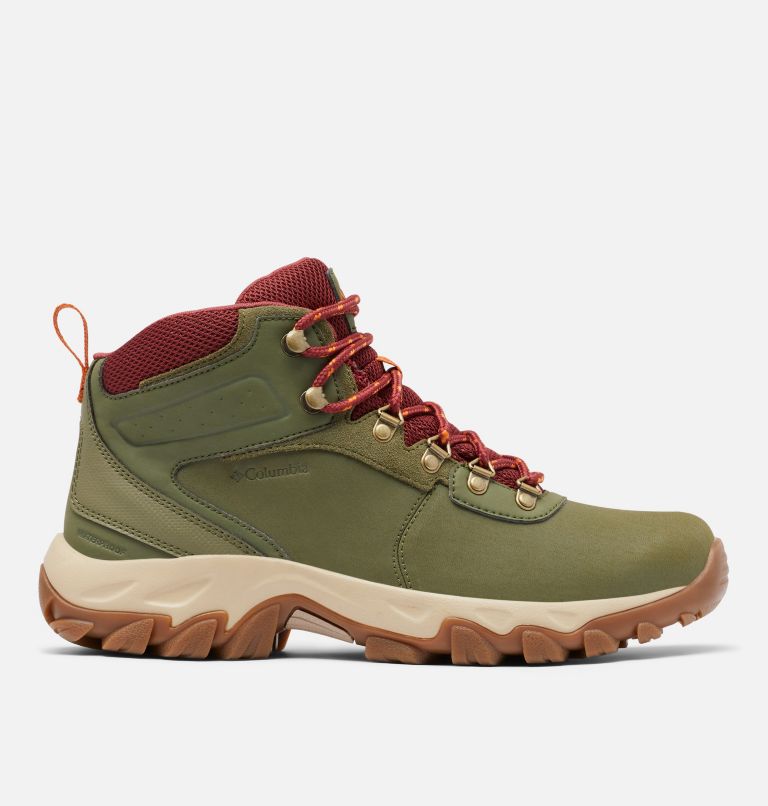 NEWTON RIDGE PLUS II WATERPROOF WIDE | 371 | 16, Color: Hiker Green, Marsala Red, image 1