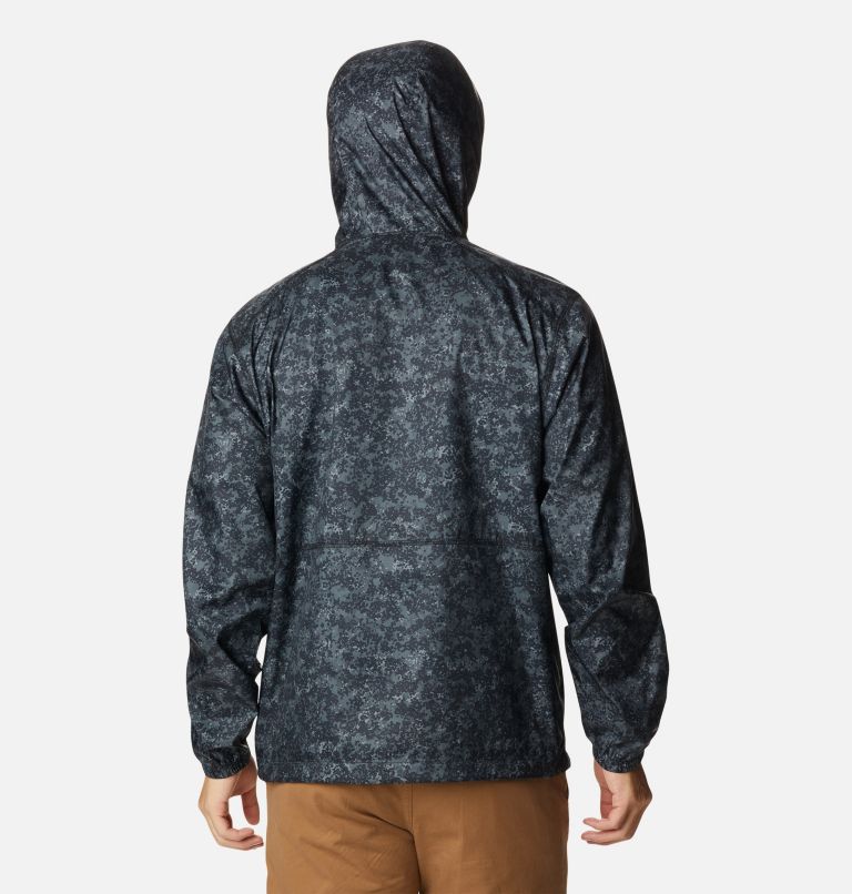 Men's Flash Forward Windbreaker Print Jacket, Color: Black Dotty Disguise Print