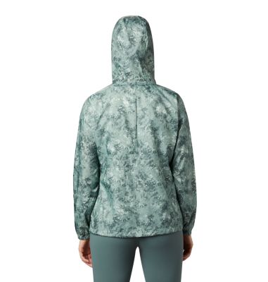 Women's Flash Forward&trade; Windbreaker Flash Forward&trade; Printed Windbre | 630 | S, Light Lichen Rubbed Texture, back