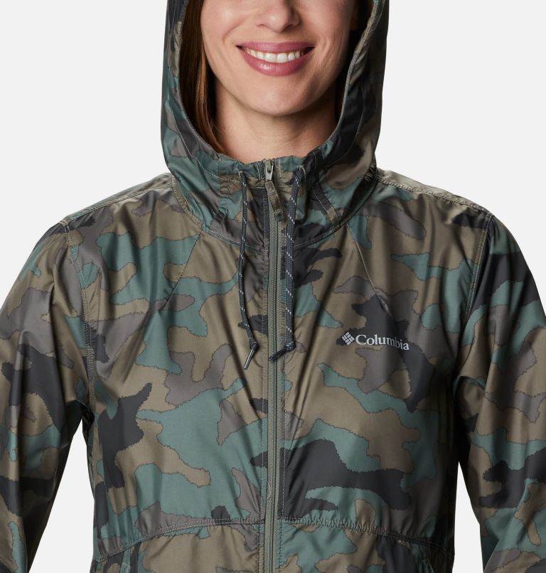 Women s Flash Forward Printed Windbreaker Jacket Columbia Sportswear