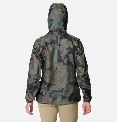 Women's Flash Forward&trade; Windbreaker Flash Forward&trade; Printed Windbreaker | 318 | XS, Cypress Trad Camo Print, back
