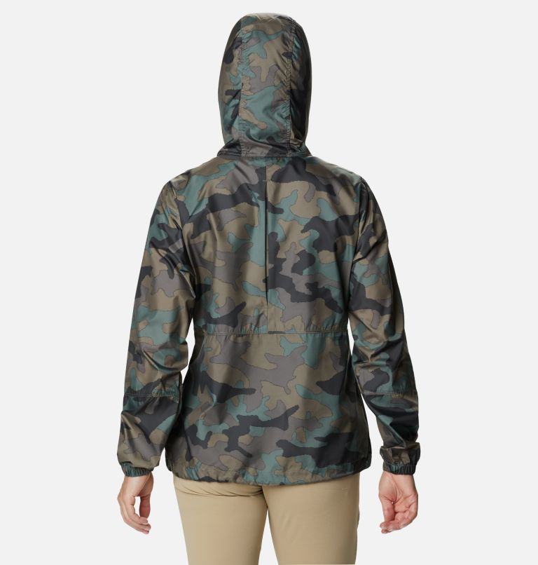Flash Forward Printed Windbreaker | 318 | S, Color: Cypress Trad Camo Print, image 2