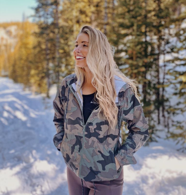 Columbia store camo windbreaker