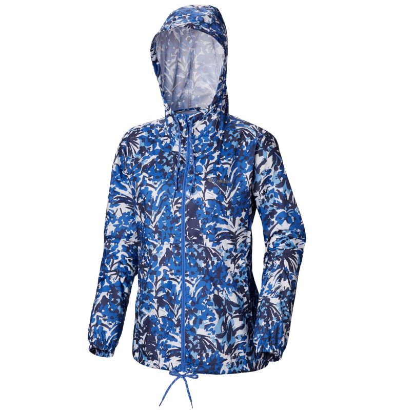 Flash Forward Printed Windbre | 446 | L, Color: Arctic Blue Tropical Floral Print, image 3