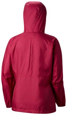 Women's Flash Forward&trade; Windbreaker Flash Forward&trade; Printed Windbre | 630 | S, Haute Pink Dots Print, back