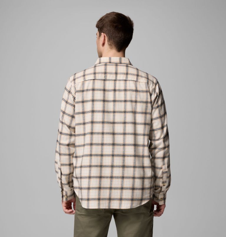 Cornell Woods Flannel Long Sleeve Shirt, Color: Chalk Quad Check, image 3