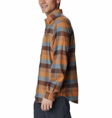Cromoncent Camicia Uomo In Flanella Di Cotone A Quadri - Maniche Lunghe, Morbida, Taglie Da XS A 2XL - Perfetta Per Autunno E Inverno