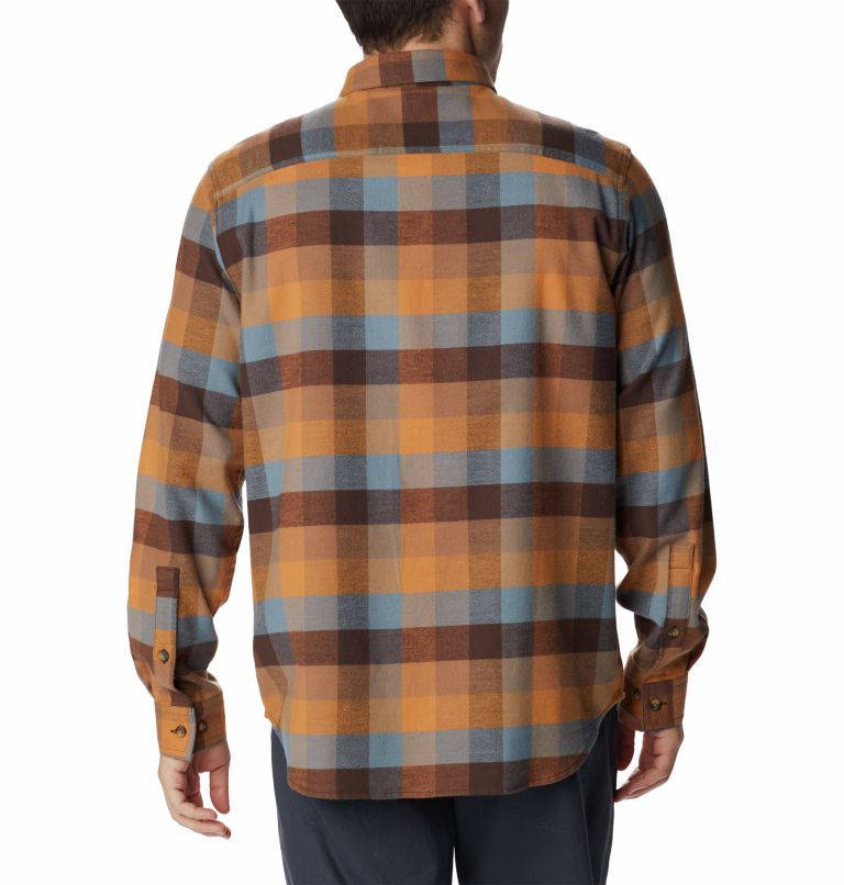 Thumbnail: Men’s Cornell Woods Flannel Long Sleeve Shirt, Color: Delta Buffalo Check, image 2