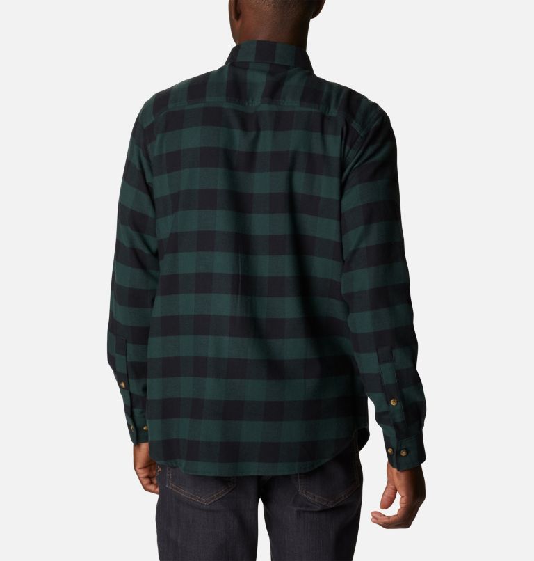 Thumbnail: Men's Cornell Woods Flannel Shirt, Color: Spruce Buffalo Check, image 2