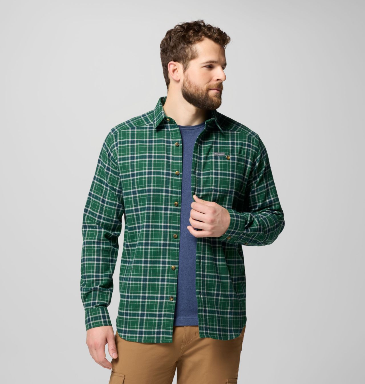 Men's Cornell Woods™ Flannel Long Sleeve Shirt | 375 | XL 5