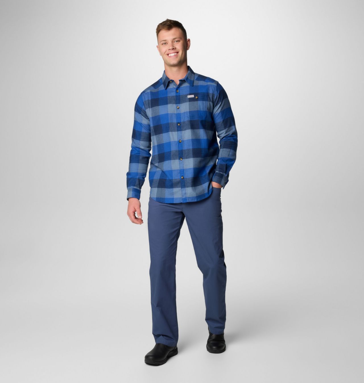 Men's Cornell Woods™ Flannel Long Sleeve Shirt 3