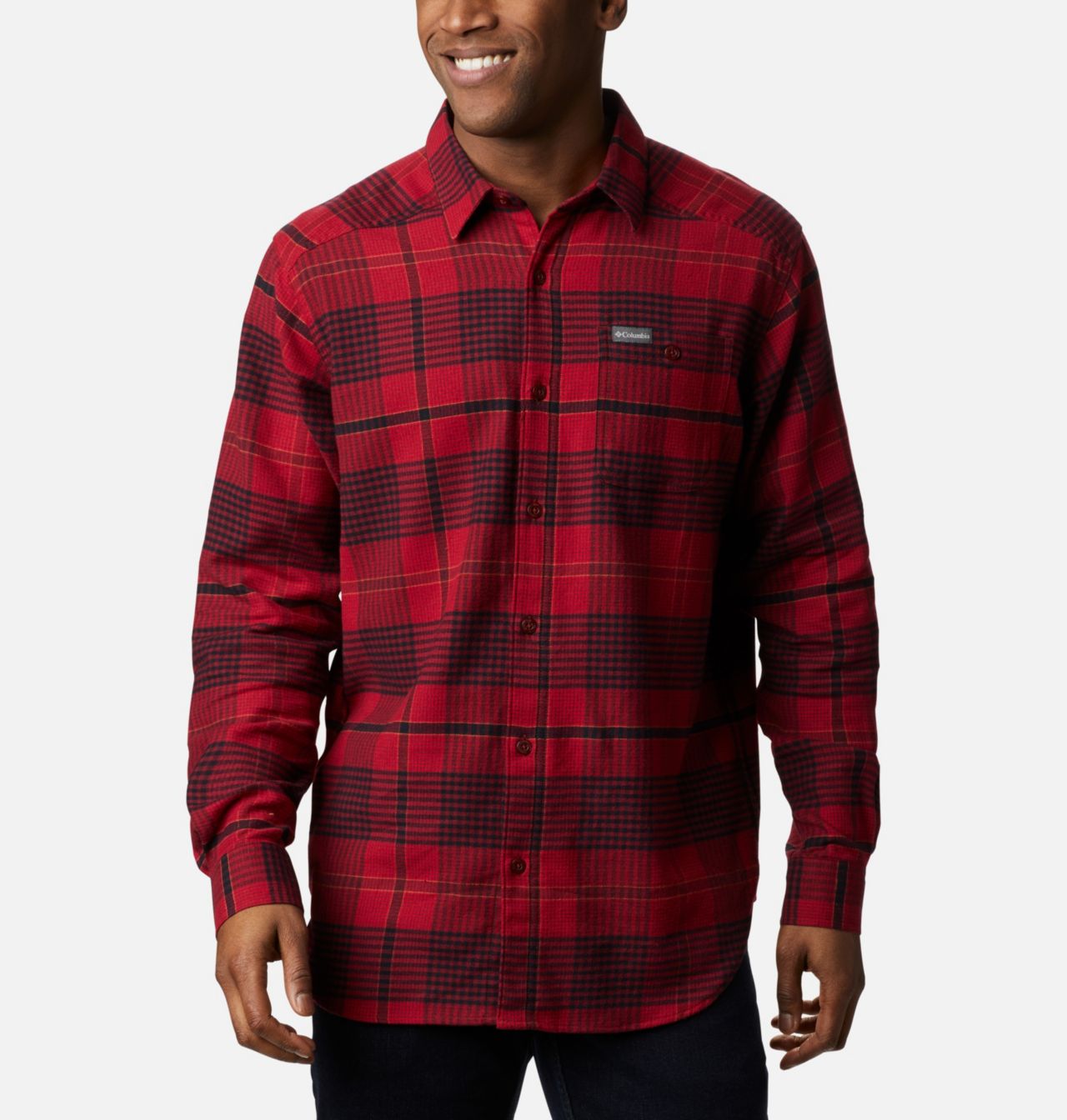 Men's Cornell Woods™ Flannel Long Sleeve Shirt 1