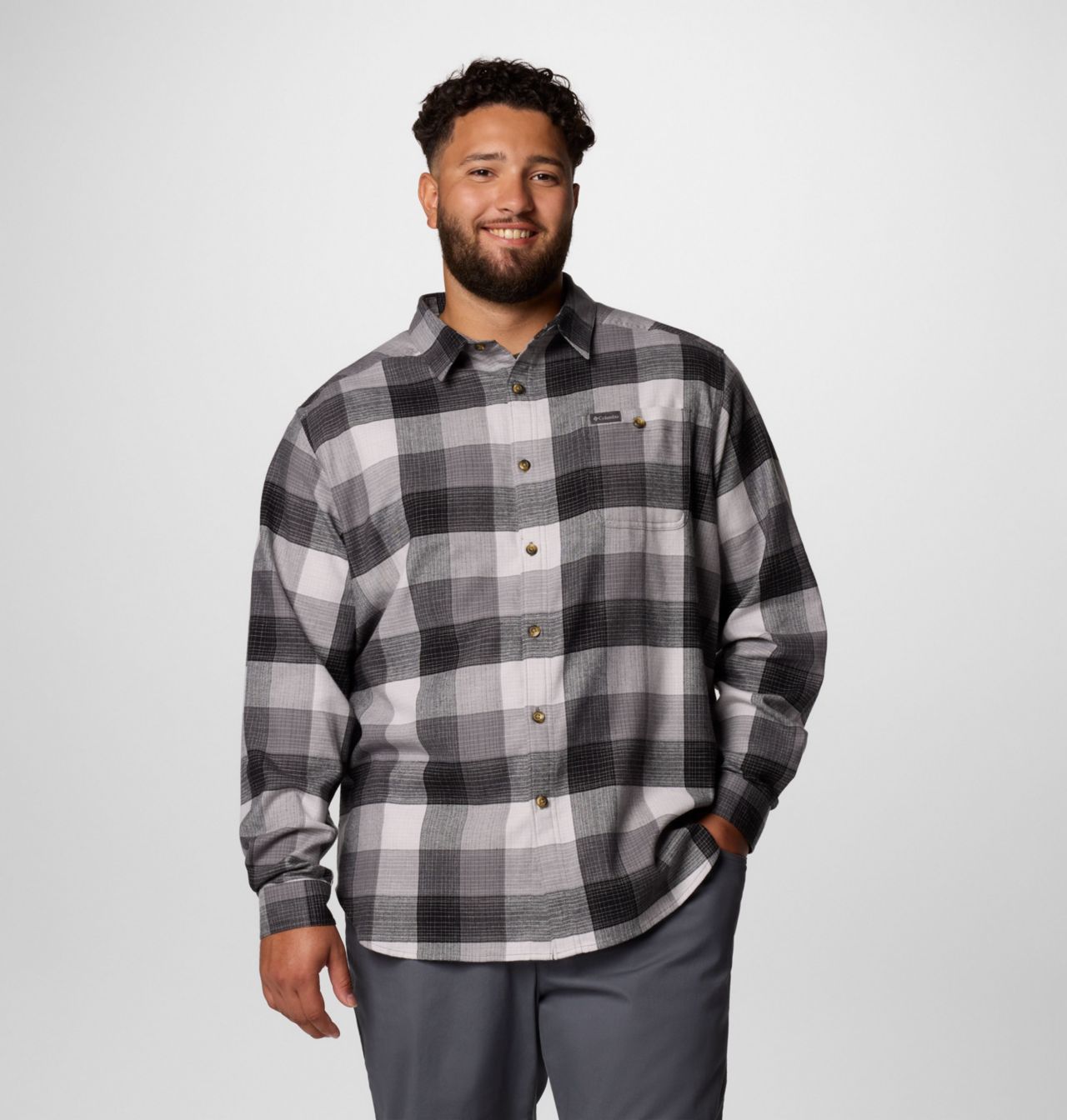 Men's Cornell Woods™ Flannel Long Sleeve Shirt - Big 1