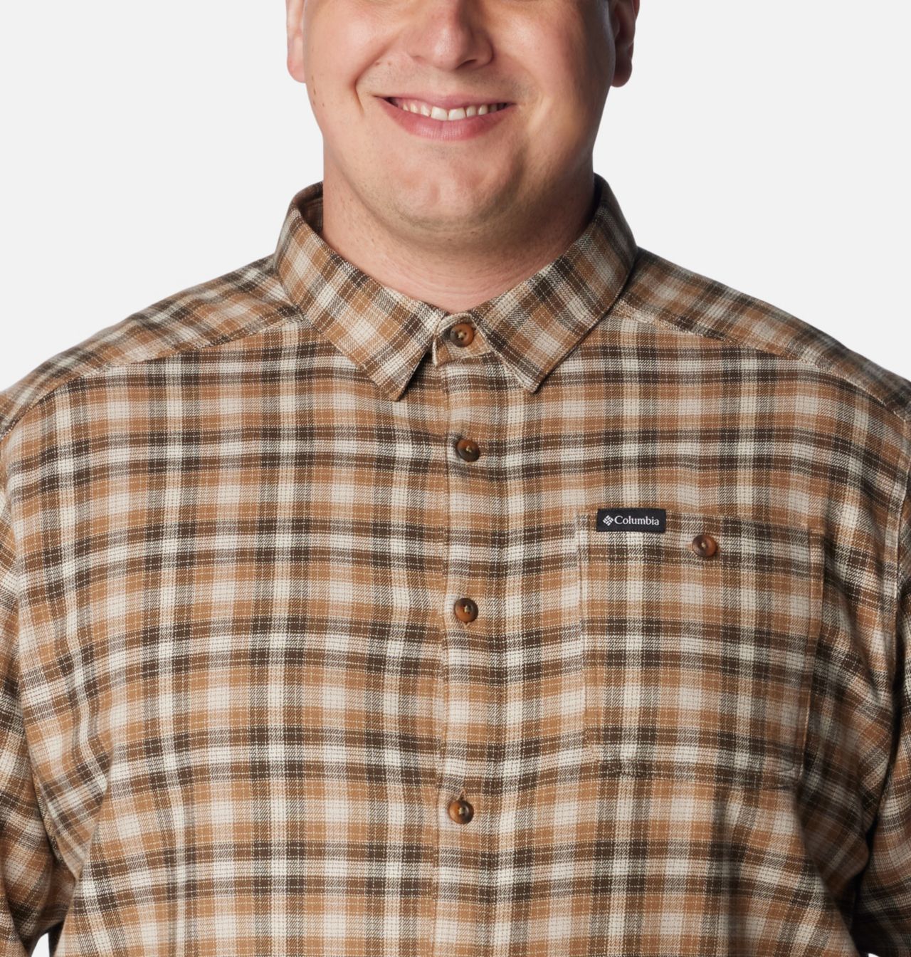Men's Cornell Woods™ Flannel Long Sleeve Shirt - Big 4