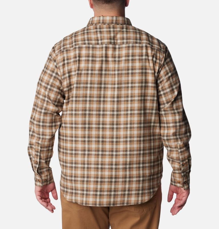 Men’s Cornell Woods Flannel Long Sleeve Shirt - Big, Color: Delta Tartan Ombre, image 2
