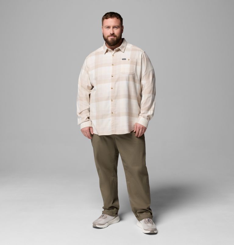 Men's Cornell Woods Flannel Long Sleeve Shirt - Big, Color: Dark Stone Multi Buffalo Check, image 2