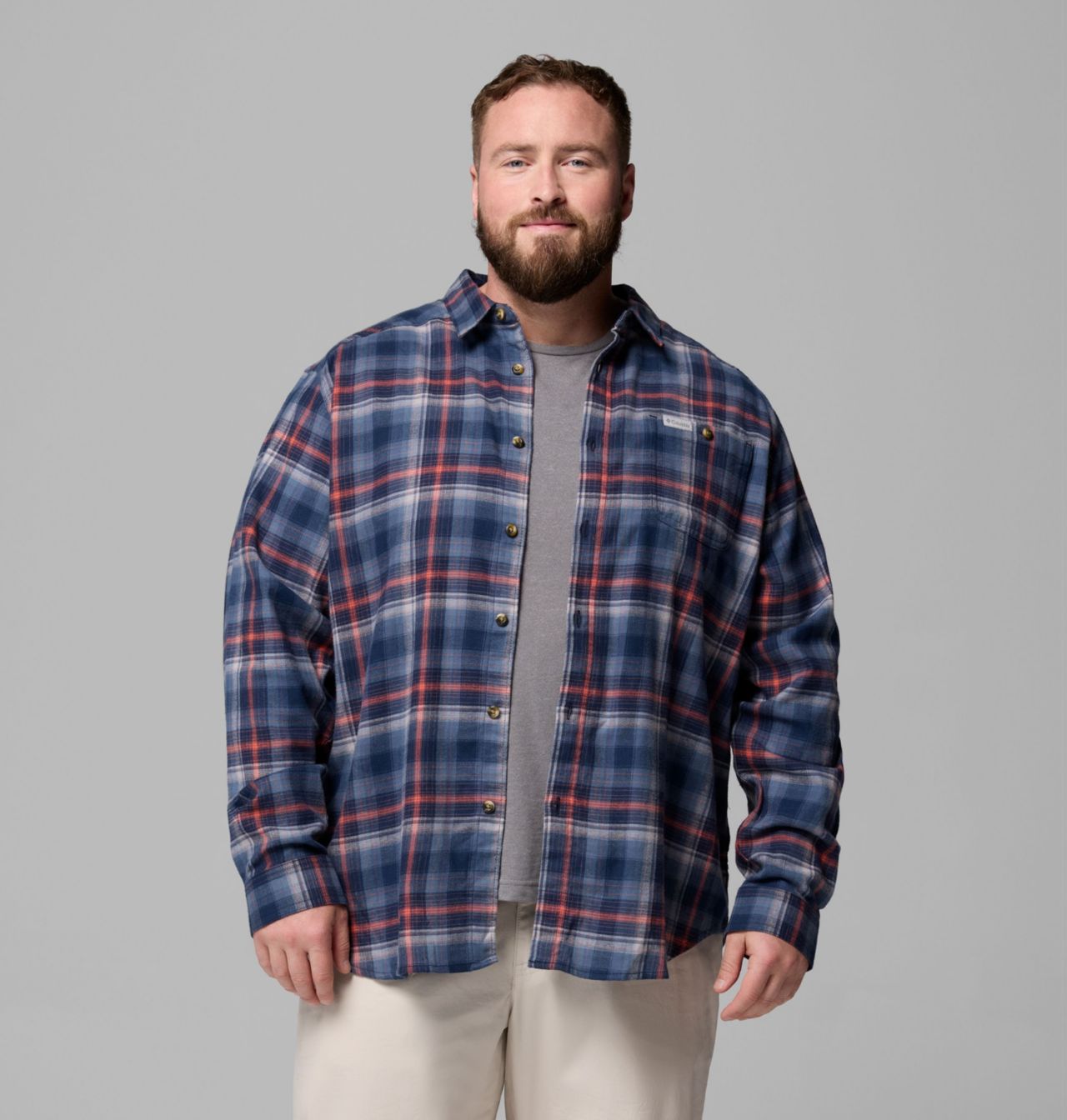 Men's Cornell Woods™ Flannel Long Sleeve Shirt - Big | 470 | 6X 5
