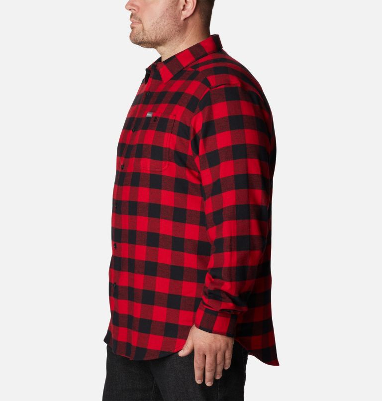 Chemise à manches longues en flanelle Cornell Woods Homme, Color: Mountain Red Buffalo Check, image 3