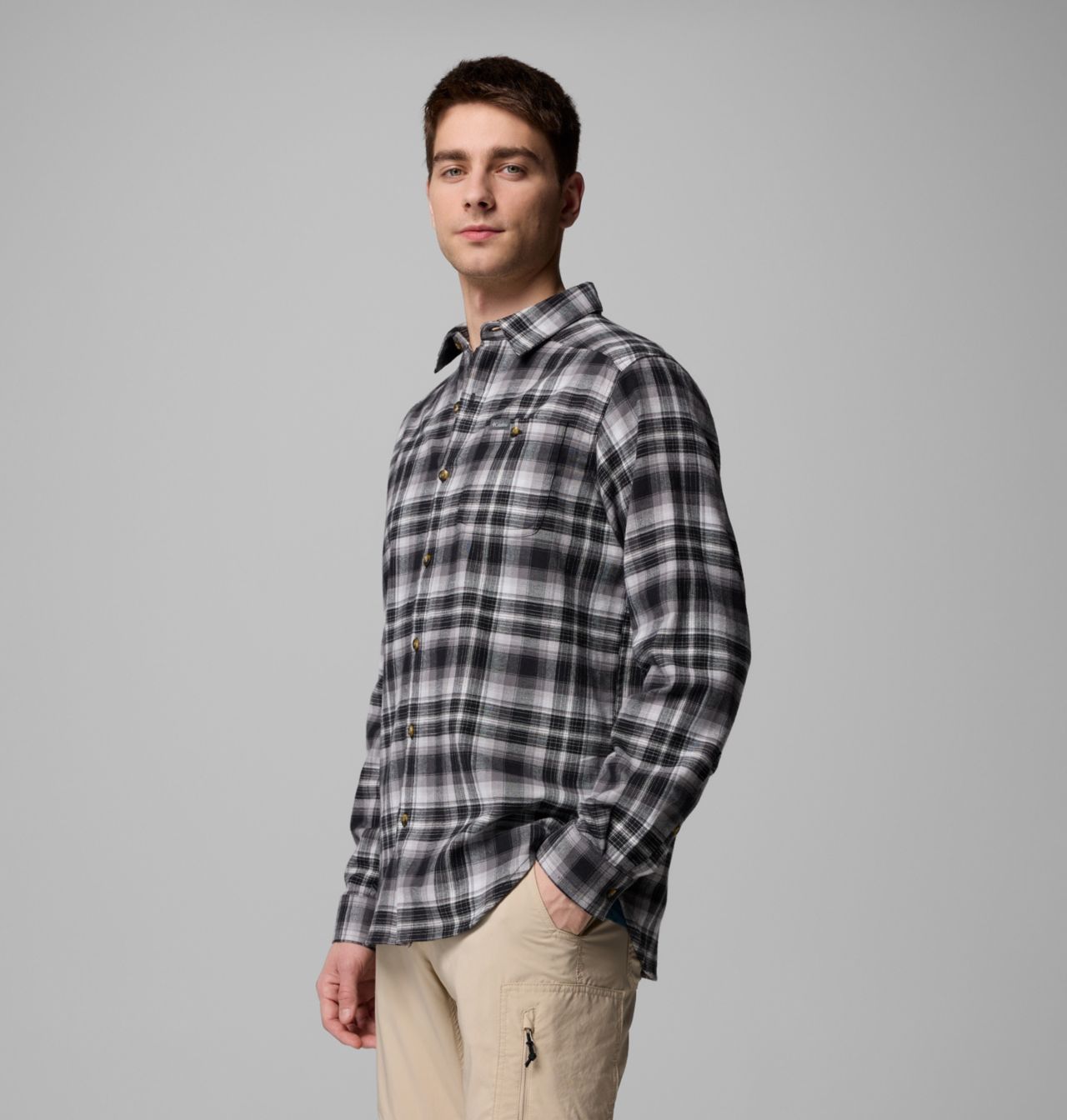 Men's Cornell Woods™ Flannel Long Sleeve Shirt - Tall 5