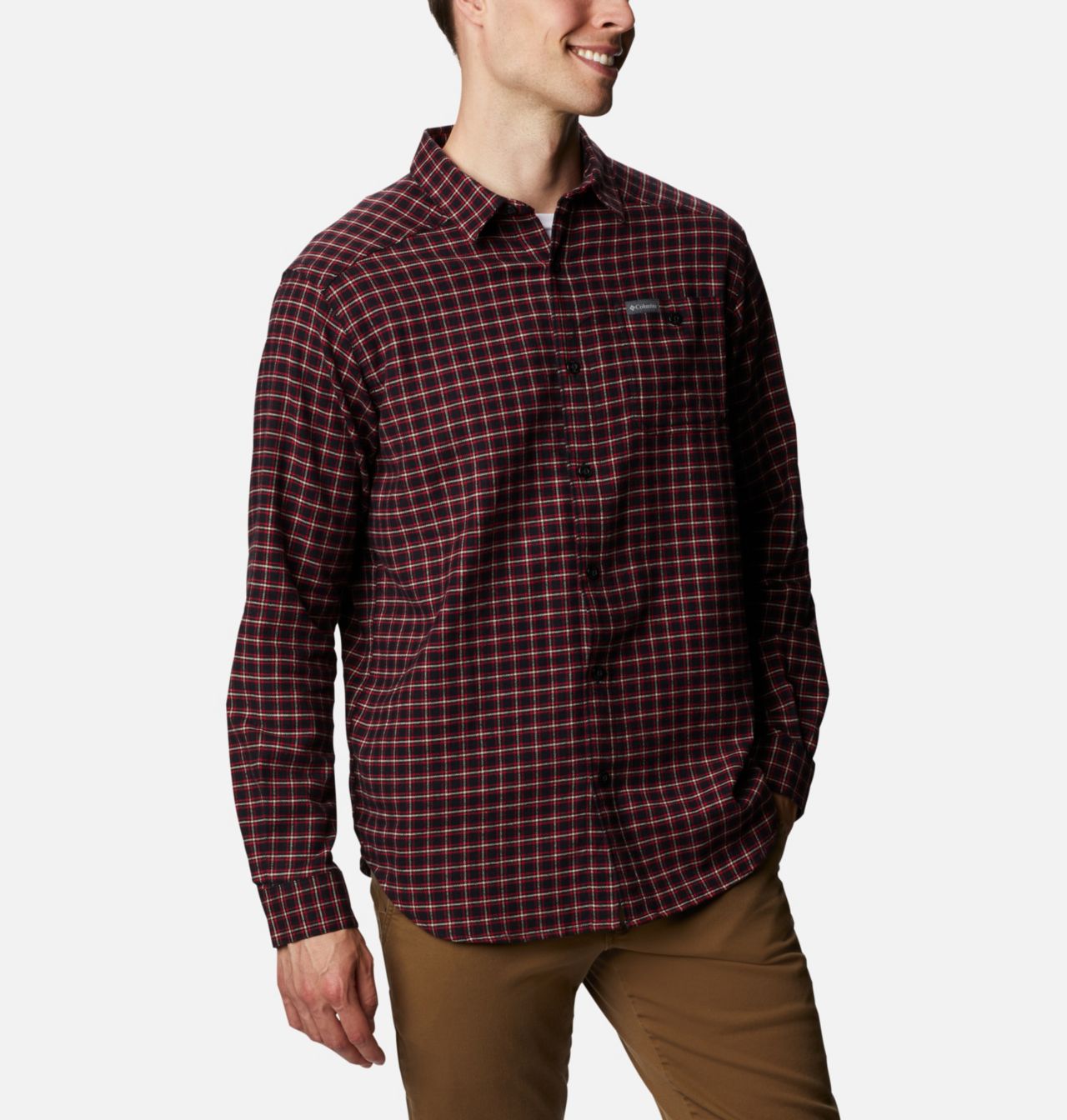 Men's Cornell Woods™ Flannel Long Sleeve Shirt - Tall 5
