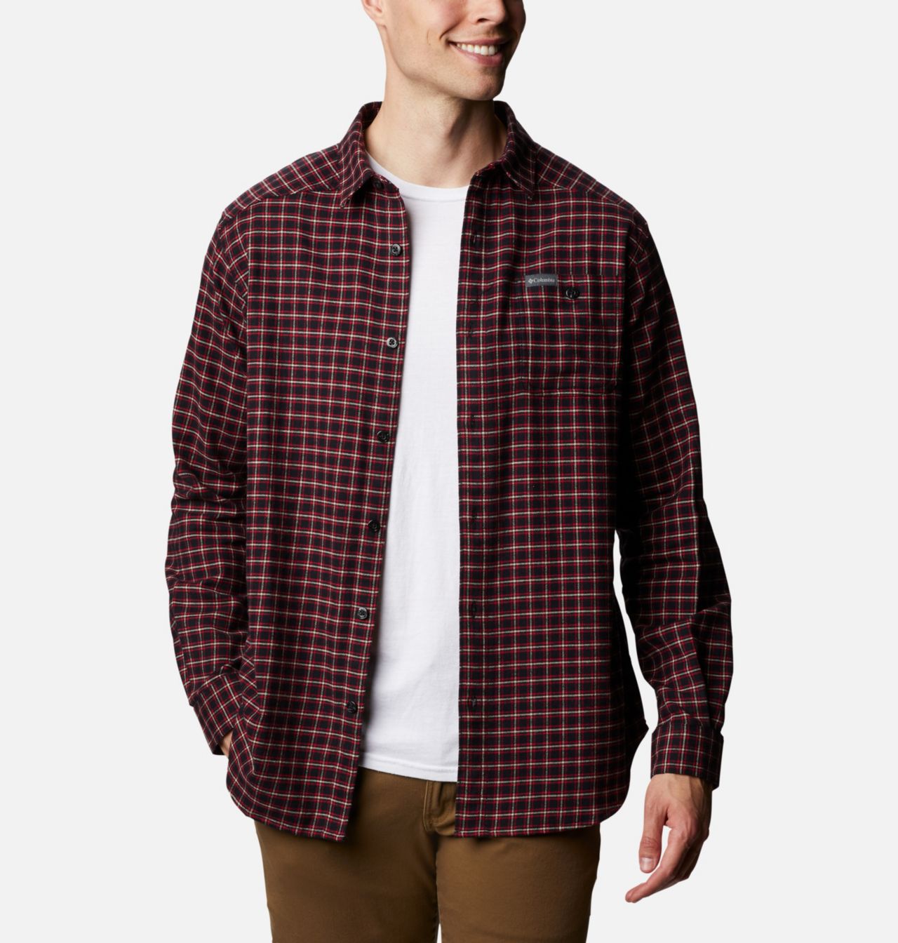 Men's Cornell Woods™ Flannel Long Sleeve Shirt - Tall 1