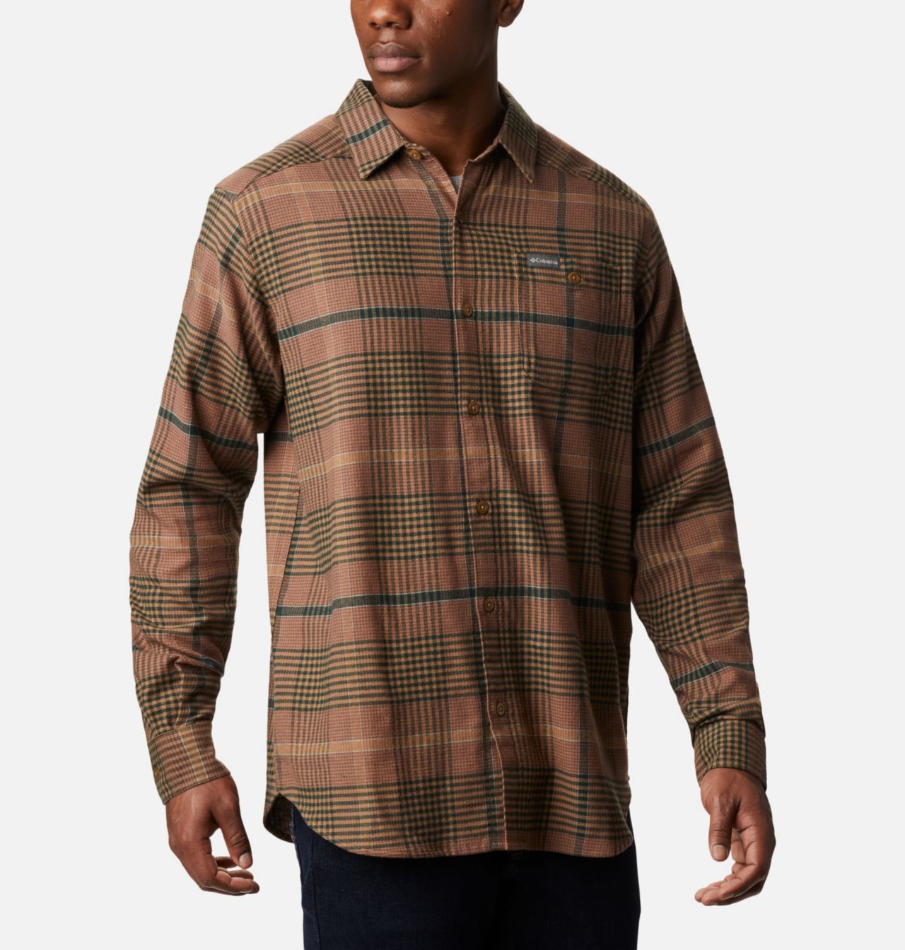 Men's Cornell Woods™ Flannel Long Sleeve Shirt - Tall 5
