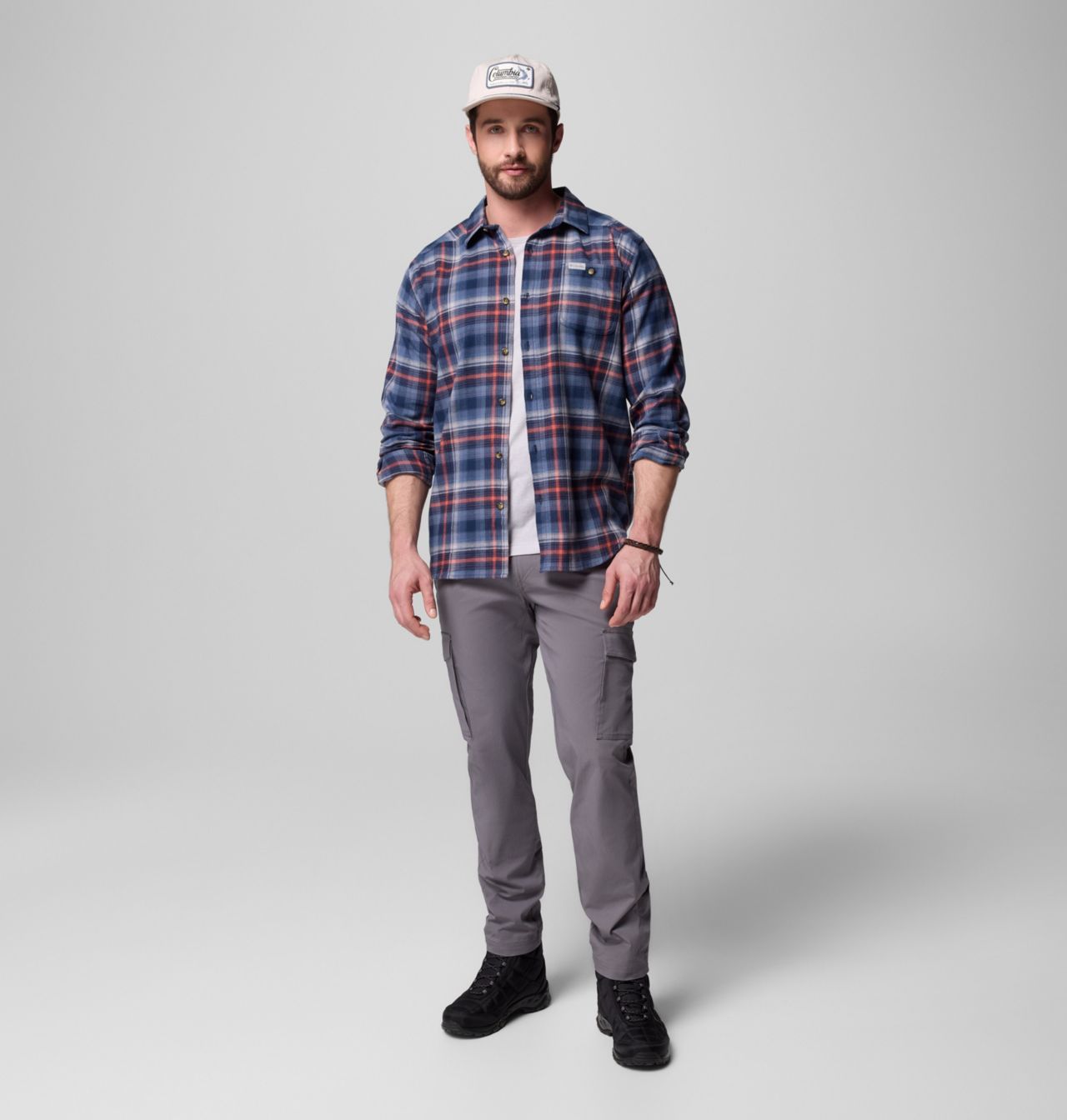 Men’s Cornell Woods™ Flannel Long Sleeve Shirt - Tall