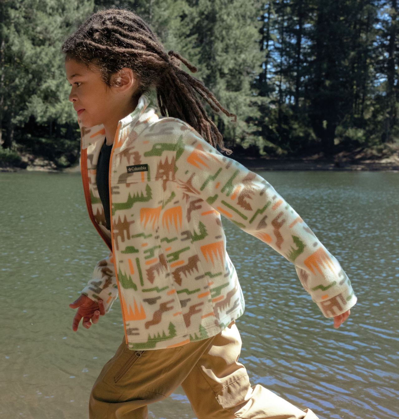 Boys’ Zing™ III Printed Fleece Jacket 5