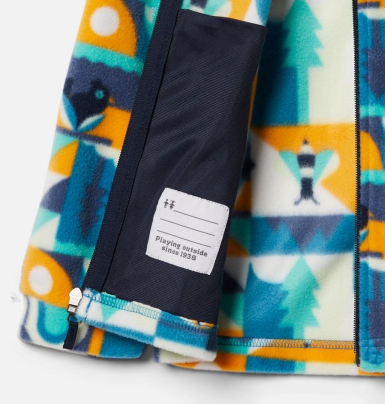 Veste en laine polaire Zing III pour garçon, Color: Deep Marine Summer Escape, image 3