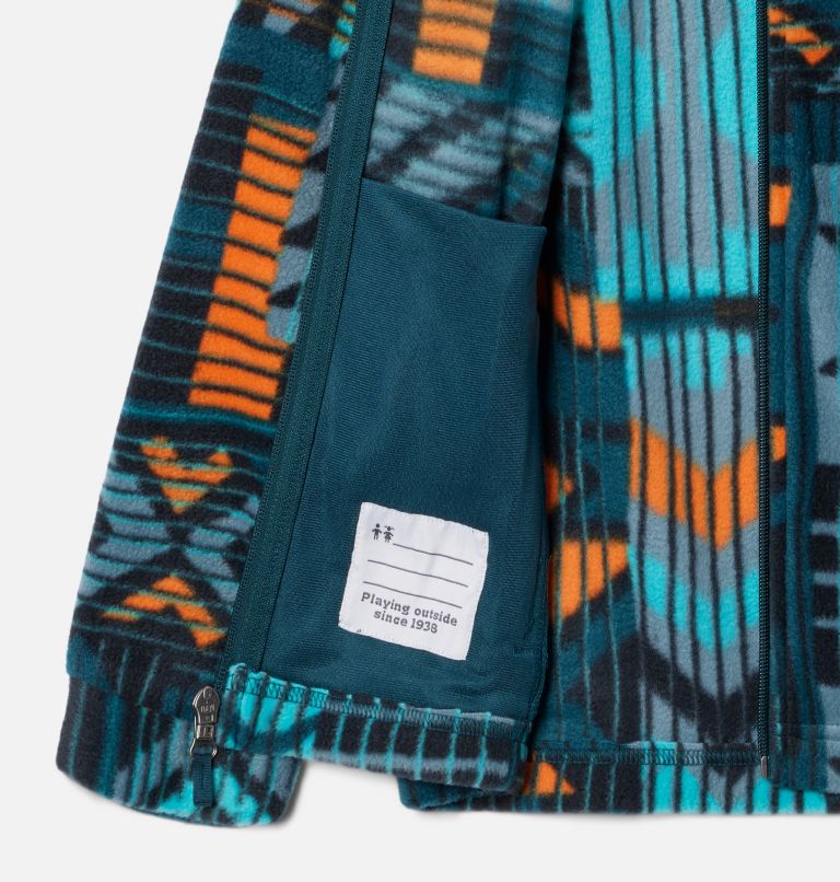 Veste en laine polaire Zing III pour garçon, Color: Night Wave Pathways, image 3