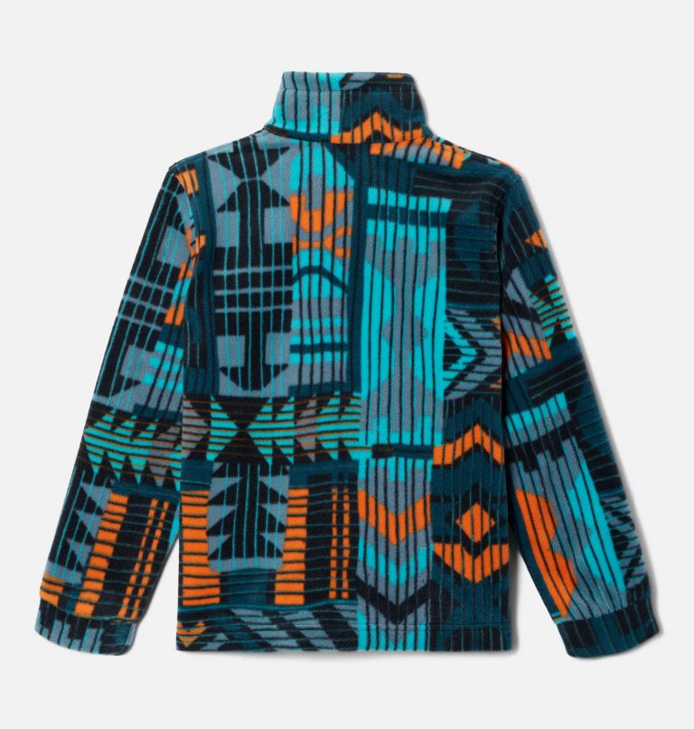 Veste en laine polaire Zing III pour garçon, Color: Night Wave Pathways, image 2