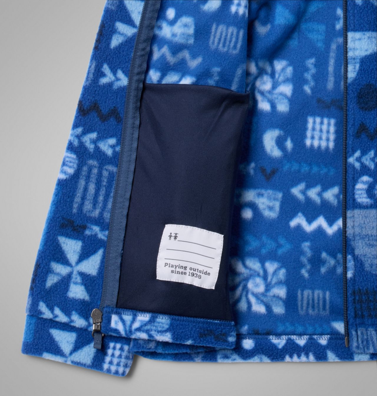 Boys’ Zing™ III Printed Fleece Jacket | 445 | S 3