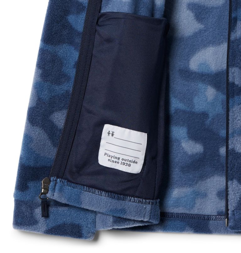 Veste en laine polaire Zing III pour garçon, Color: Collegiate Navy Trad Camo (B) Print, image 3