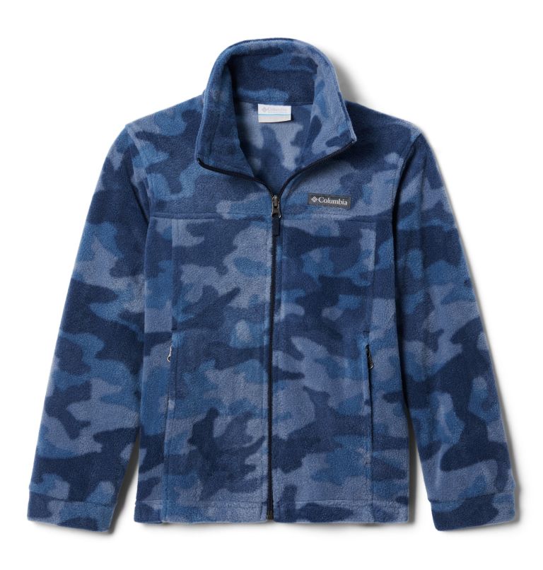 Veste en laine polaire Zing III pour garçon, Color: Collegiate Navy Trad Camo (B) Print, image 1