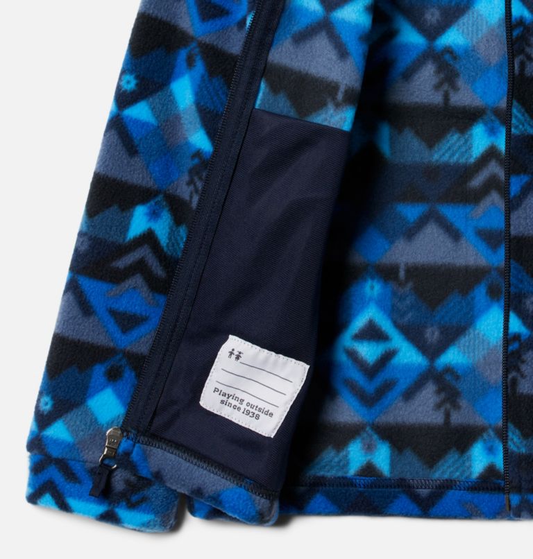 Veste en laine polaire Zing III pour garçon, Color: Collegiate Navy Checkpoint, image 3