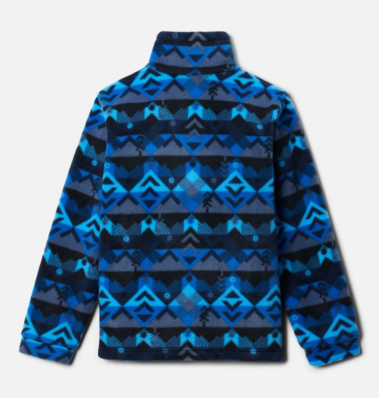 Veste en laine polaire Zing III pour garçon, Color: Collegiate Navy Checkpoint, image 2