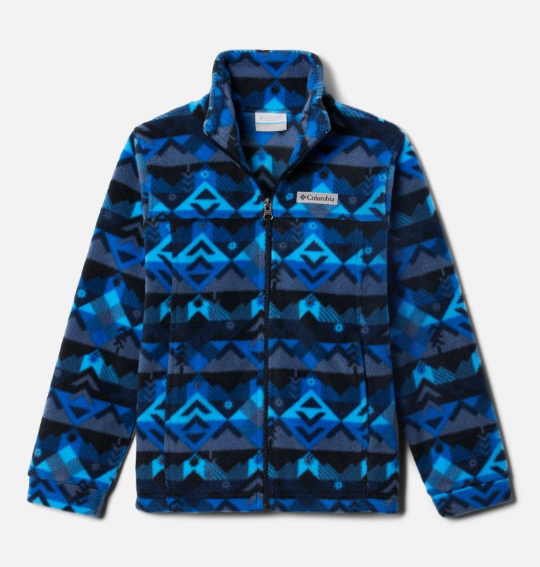 Veste en laine polaire Zing III pour garçon, Color: Collegiate Navy Checkpoint, image 1