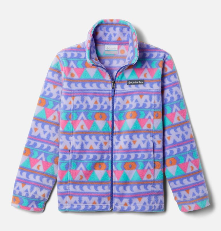 Veste en laine polaire Zing III pour garçon, Color: Purple Lotus Camp Blanket, image 1