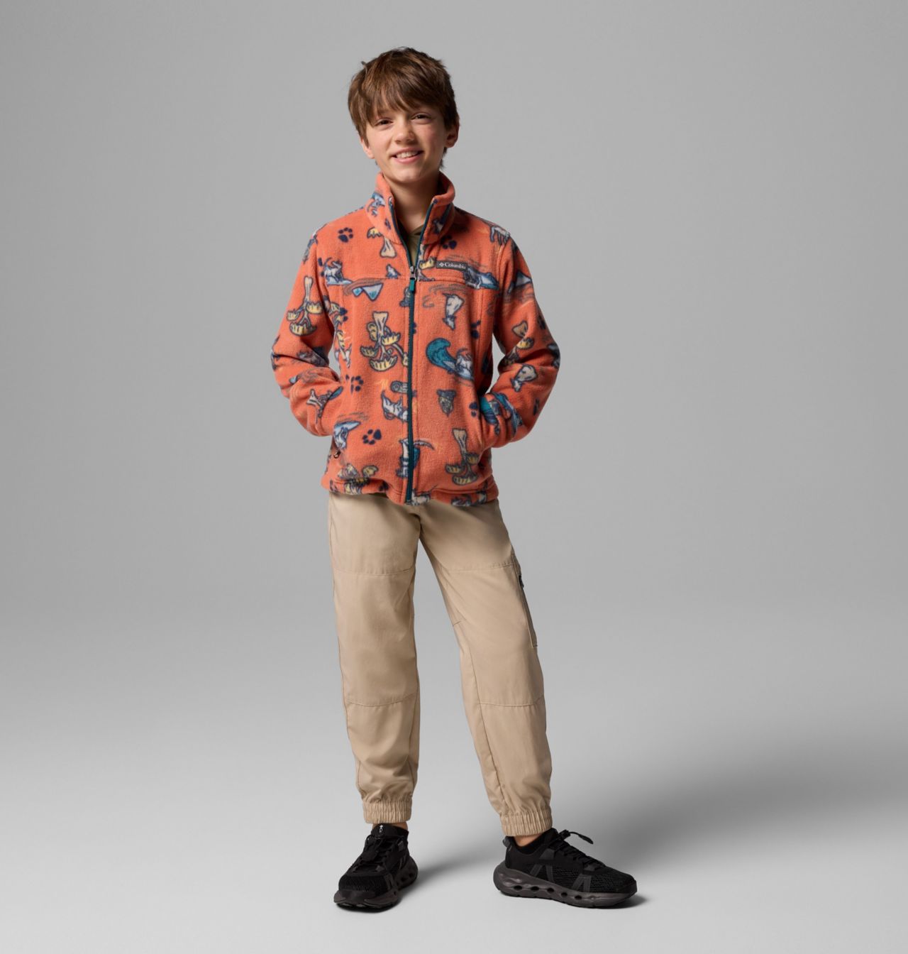 Boys’ Zing™ III Printed Fleece Jacket 1