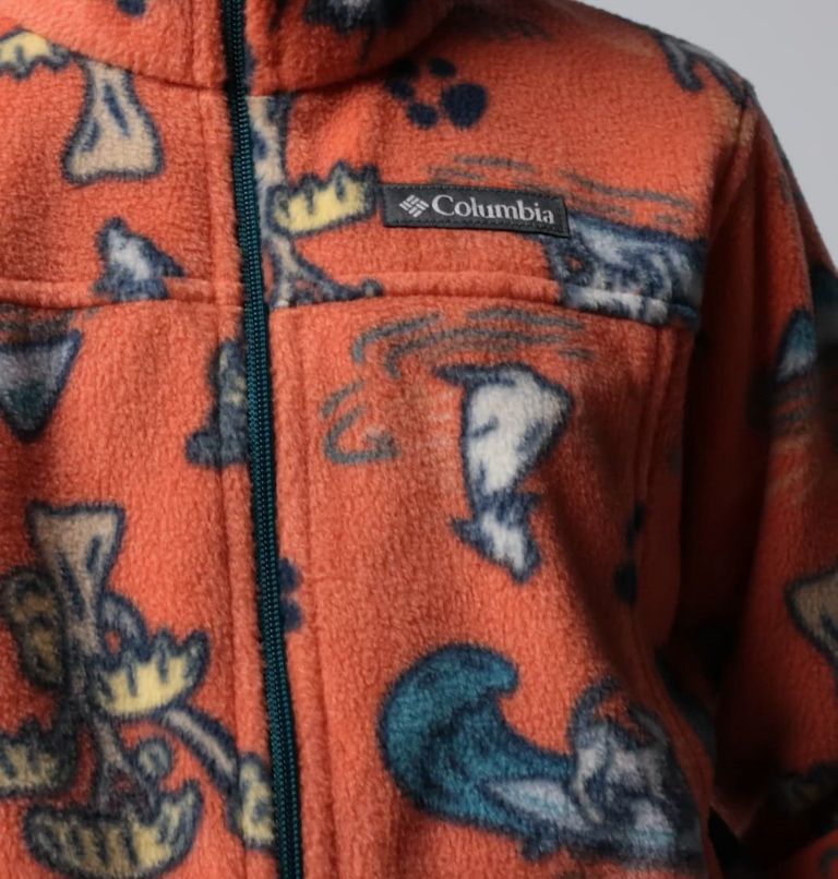 Boys’ Zing III Printed Fleece Jacket, Color: Tuscan Trail Tails