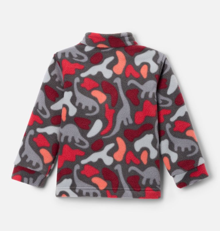 Boys' Toddler Zing III Fleece Jacket, Color: Shark Dinoflauge, image 2
