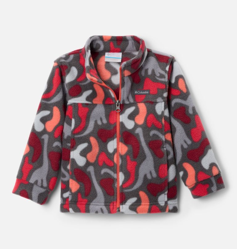 Boys' Toddler Zing III Fleece Jacket, Color: Shark Dinoflauge, image 1