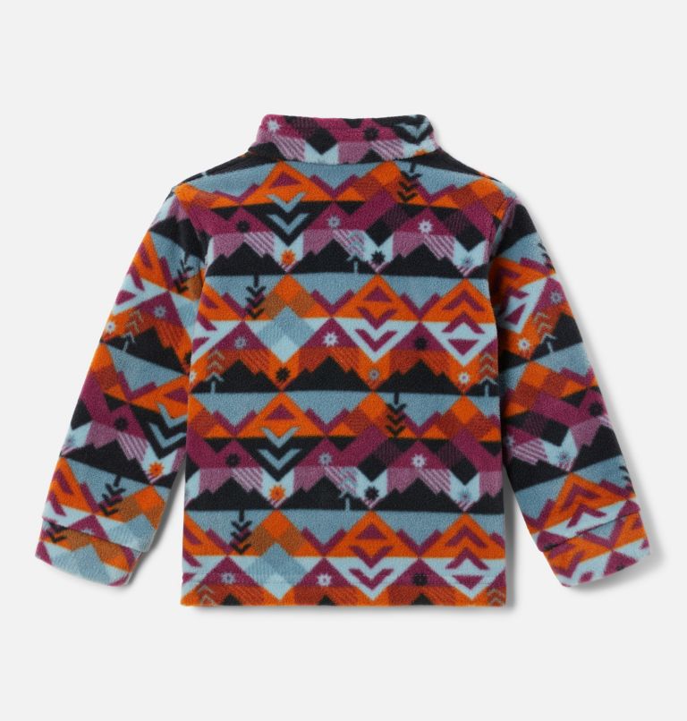 Boys' Toddler Zing III Fleece Jacket, Color: Metal Checkpoint, image 2