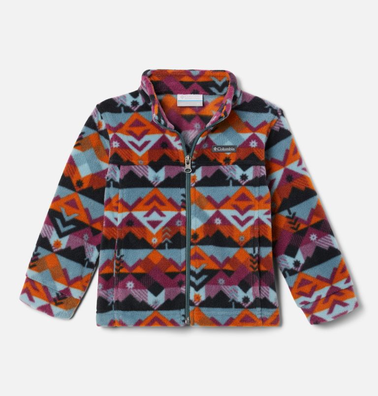 Boys' Toddler Zing III Fleece Jacket, Color: Metal Checkpoint, image 1